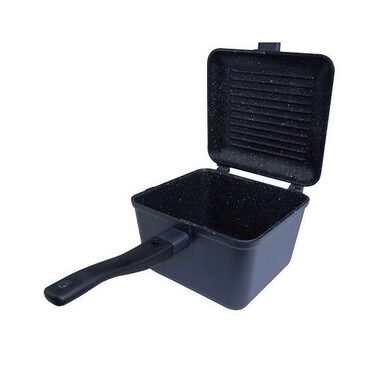 RidgeMonkey Panvica Connect Deep Pan & Griddle Granite Edition