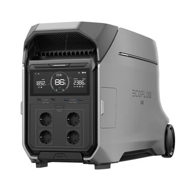 EcoFLow Delta Pro 3 / Nabíjacia stanica / 4096 Wh / 6000 W / LCD displej