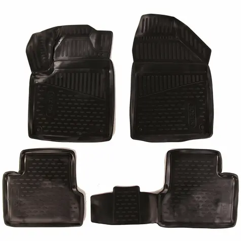 SIXTOL 3D Gumové koberce Jeep Cherokee | 2016-2019 SUV | USA 