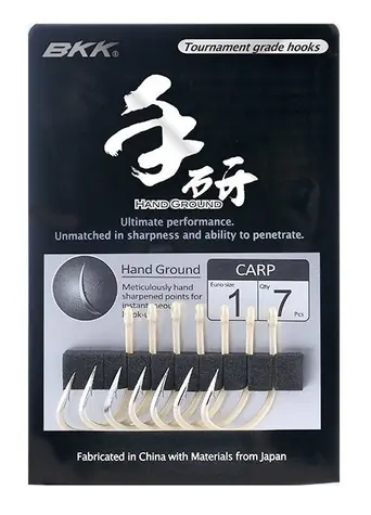 BKK Háčik Carp Hook Hand Ground Veľkosť 8 8ks
