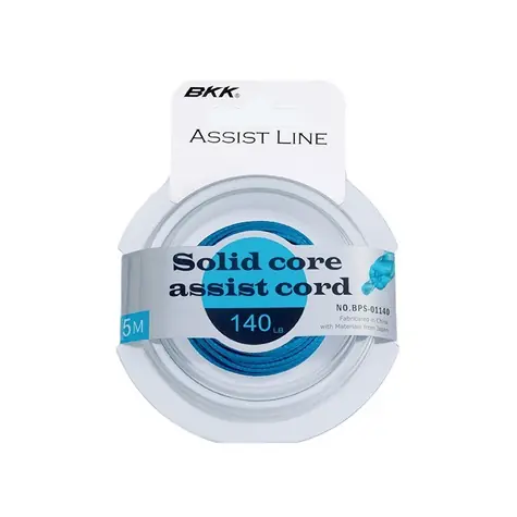BKK Šnúrka SOLID Core Assist Cord 5m 100lb