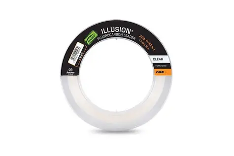 FOX Fluorocarbon Illusion Fluorocarbon Leader Clear 50m 0,50mm 30lb 13,6kg