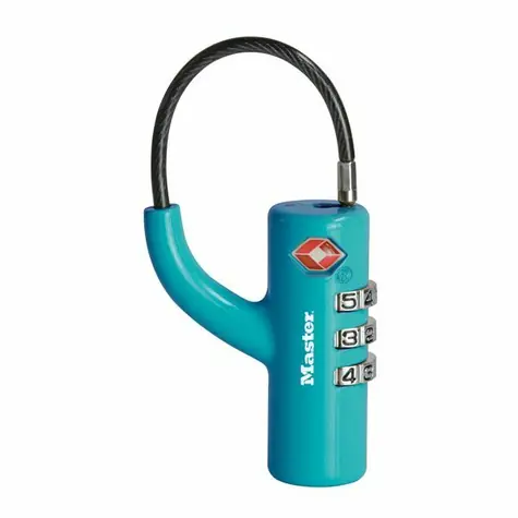 Master Lock 4717EURDBLU Visiaci kombinačný zámok TSA 