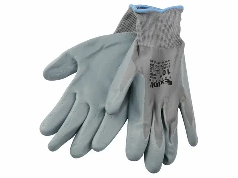 Extol- Premium Rukavice nylonové polomáčané v nitrile - veľkosť S/8" 