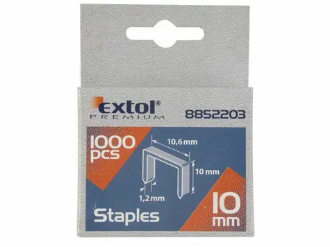 Extol- Premium Spony 14mm balenie 1000ks / 11.3x0.52x0.70mm 