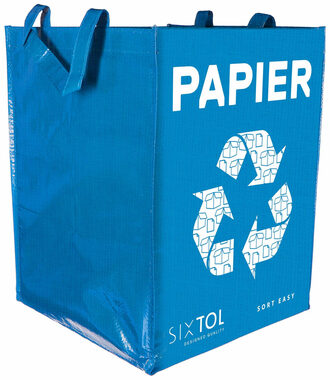 SIXTOL SORT Easy PAPIER / Taška na triedený odpad / 30x30x40cm / 36l 