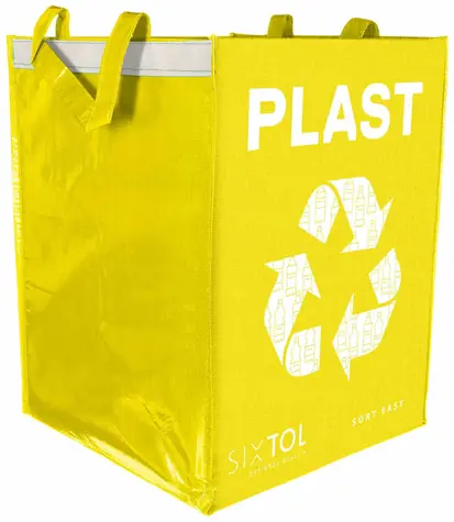 SIXTOL SORT Easy PLASTIC / Taška na triedený odpad / 30x30x40cm / 36l 
