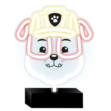 Tlapková patrola Dekoratívne LED neón na stojane - Rubble / napájanie USB 1.5m / 20-30lm