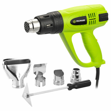 Fieldmann FDHP 202000-E / Teplovzdušná pištoľ / 2000W / 350 a 600 ° C / 300 l/min a 500 l/min