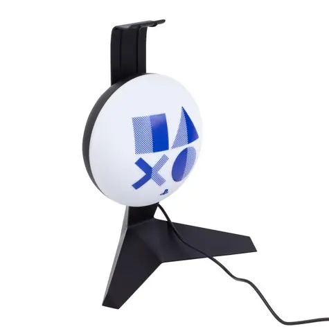 Paladone Playstation Headset Stand Light / Lampička so stojanom na slúchadlá / 23.5 cm / USB