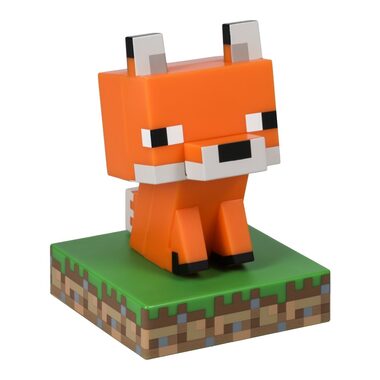 Paladone Minecraft Fox Icon Light / Stolová lampa / 11 cm / 2x AAA batéria 