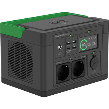 APC OffGrid Portable Power Station 330 / Prenosná nabíjacia stanica / Li ION / 332Wh / 2x CEE 7/3 / 3x USB-A / 1x USB-C