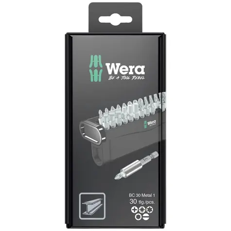 Wera Bit-Check 30 Metal 1 SB - 30 dielny