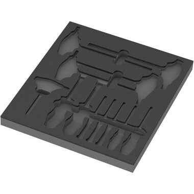 Wera 9813 Skrutkovače Hex v penovej vložke set 1 - bez náradia