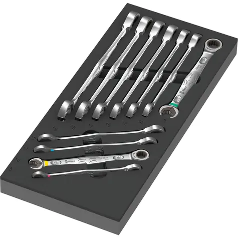 Wera 9730 Kľúč Joker 6000 v penovej vložke set 1 - 11 dielny
