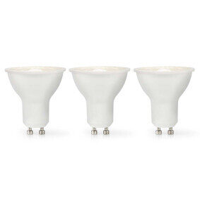 Nedis LED žiarovka GU10 / Spot / 4.5 W / 345 lm / 2700 K / Stmievateľné / Teplá biela / Retro štýl / 3 ks