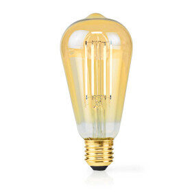 Nedis LED žiarovka E27 / ST64 / 4.9 W / 470 lm / 2100 K / Stmievateľné / Extra teplá biela / Retro štýl / 1 ks
