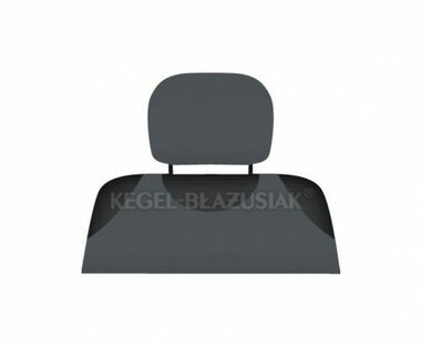 SIXTOL Poťah na opierky hlavy tmavo šedý 