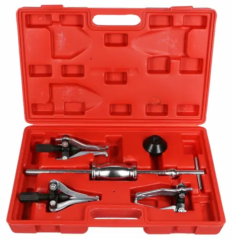 SIXTOL MECHANIC PULLER SET 5 / Sada 3-ramenných sťahovákov s rázovým klzkým kladivom na ložiská 