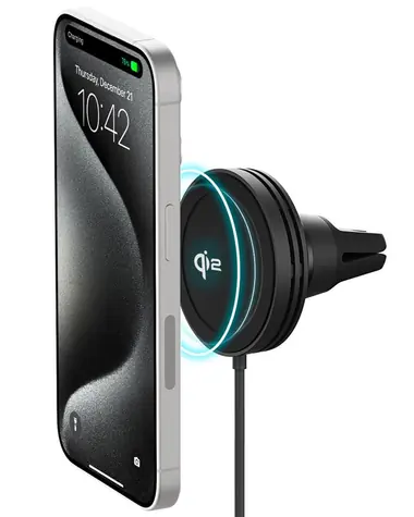 iOttie Velox MagSafe Qi2 univerzálny držiak do auta s bezdrôtovou nabíjačkou / uchytenie do ventilačnej mriežky