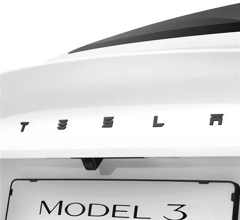Spigen TESLA Rear Emblem Logo Full Cover - TESLA Model 3 2024 čierna