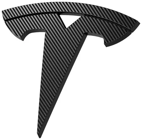 Spigen TESLA Front Emblem Logo Full Cover Kryt predným emblom pre TESLA Model 3 2024 karbón