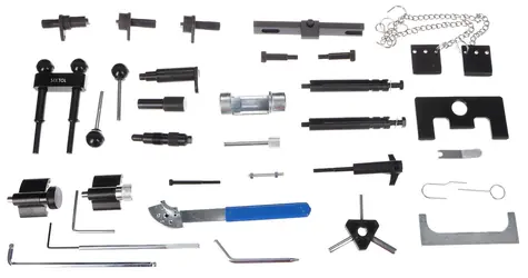 SIXTOL MECHANIC ENGINE TIMING 34 / Prípravok na časovanie naftových/benzínový motorov / VAG TDI / 34ks 