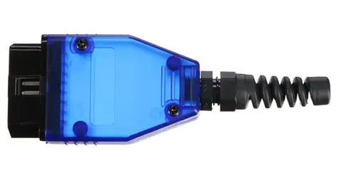 SIXTOL MECHANIC Cable 31 modrá / Zástrčka OBD-II s 16 piny pre montáž vlastného kábla