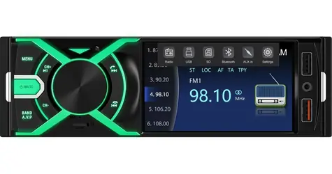 Navitel RD9 čierna / autorádio / 1-DIN / 4" TFT / Bluetooth / USB / AUX / microSD / 4X 45W