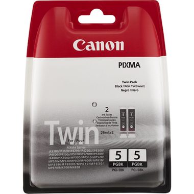 Canon originálny cartridge PGI-5 BK Twin Pack čierna
