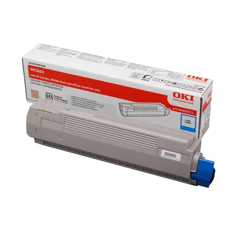 OKI 45862816 originálny toner / MC873 / 10.000 strán / Modrá