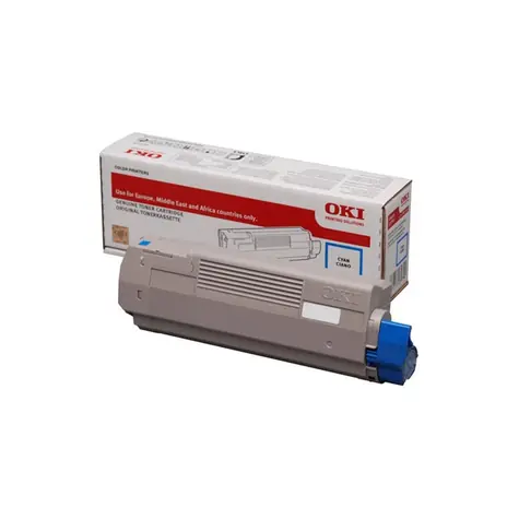 OKI 46490607 originálny toner modrá / C532 a MC573 / 6.000 strán