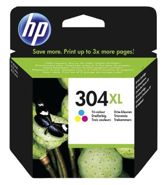 HP N9K07AE originálny cartridge 304XL / DeskJet 3720 / farebná