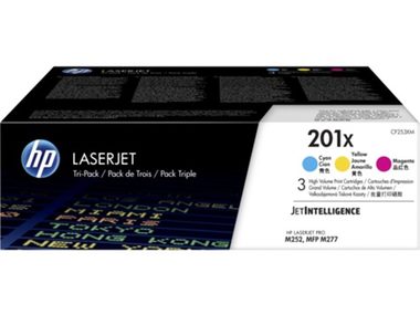 HP 201X originálny toner Multipack / CF253XM / 3x 2.300 strán