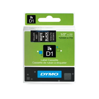 Dymo páska D1 12mm x 7m biela na čierne