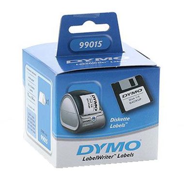 Dymo papierové štítky 70mm x 54mm / biele / na diskety / 320 ks