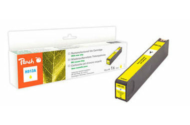 Peach remanufactured alternatívny cartridge HP 913A (F6T79AE) žltá / 35 ml / new chip