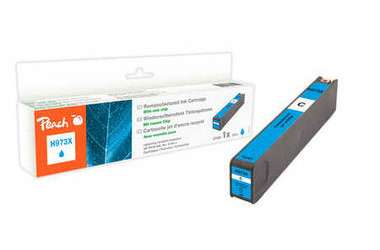 Peach remanufactured alternatívny cartridge HP 973XL (F6T81AE) modrá / 85 ml / new chip