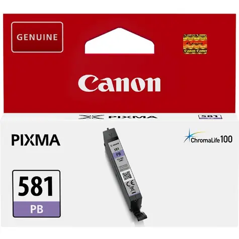 Canon CLI-581 PB originálny cartridge fotografická modrá / pre PIXMA TR7550 TR8550 / 5.6ml
