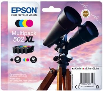 EPSON 502XL originálny cartridge CMYK Multipack / pre XP-5100 a XP-5105 / 28.4ml