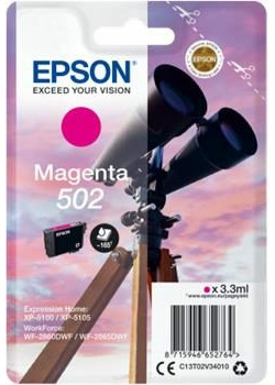 EPSON 502 originálny cartridge fialová / pre XP-5100 a XP-5105 / 3.3ml