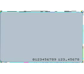 OEM RFID-CARD-NFC Bezkontaktná ISO karta RFID NFC/ISO14443 / 13,56 MHz / NTAG203 / biela
