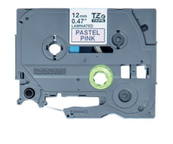 Brother TZE-MQE31 páska pastelová ružová / čierna tlač / šírka 12mm / 4m