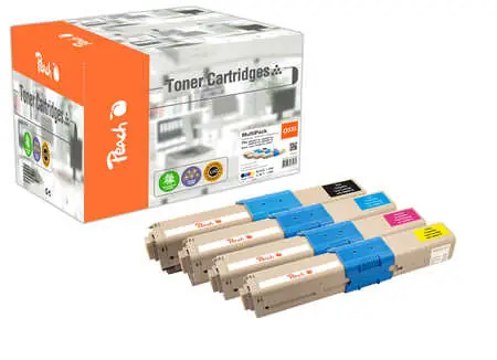 Peach Remanufactured alternatívny toner OKI C332XL MultiPack / pre C332 / 1x3500 &amp; 3x3000 strán