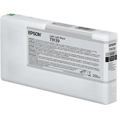 EPSON originálny cartridge T9139 svetlá svetlá čierna / pre SureColor SC-P5000 STD / 200ml