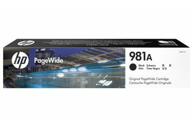 HP originálna atramentová náplň 981A čierna / pre HP PageWide Enterprise Color 556dn &amp; 556xh / 106ml