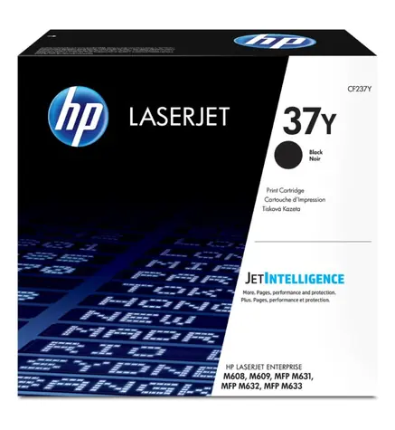HP 37Y originálny toner čierna / pre HP LaserJet Enterprise M631 &amp; M632 &amp; M633 / 41.000 strán