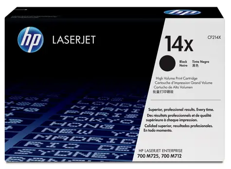 HP 14X originálny toner čierna / pre HP LaserJet Enterprise 700 M712 &amp; M725 / 17.500 strán