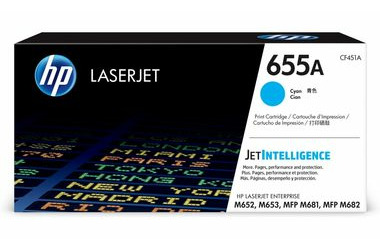HP 655A originálny toner modrá / Color LaserJet Enterprise M652n / 10.500 strán
