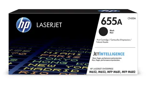 HP 655A originálny toner čierna / Color LaserJet Enterprise M652n / 12.500 strán
